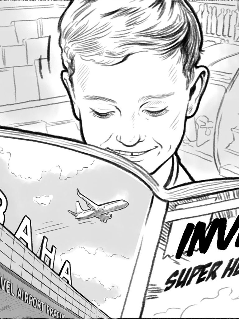 Prague Airport – storyboard