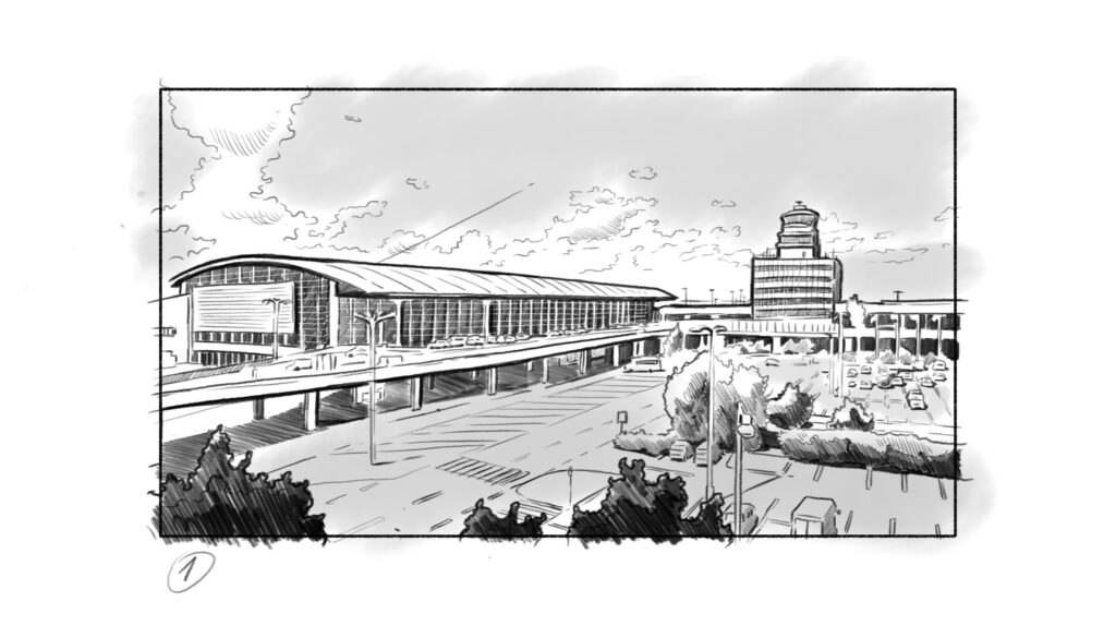 Alice Slavicek | Prague Airport - storyboard