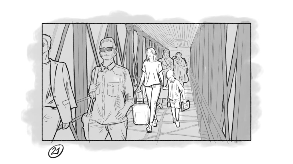 Alice Slavicek | Prague Airport - storyboard
