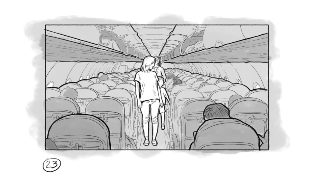 Alice Slavicek | Prague Airport - storyboard