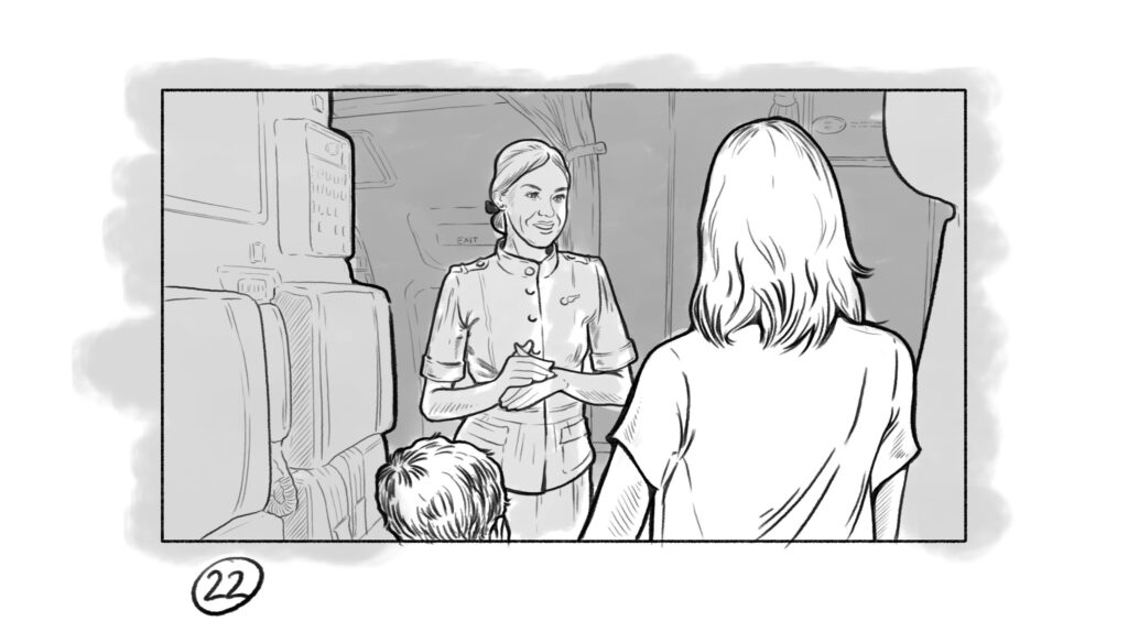 Alice Slavicek | Prague Airport - storyboard